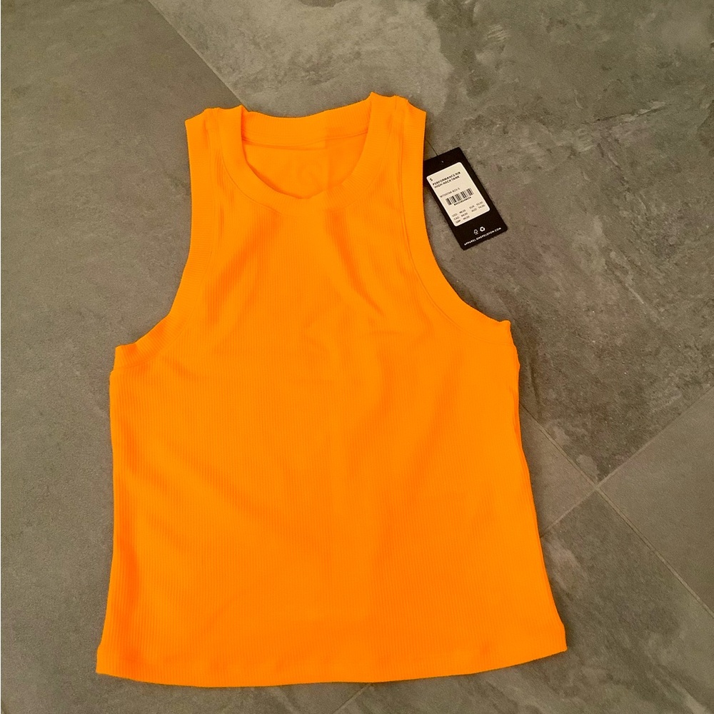 Peloton performance rib high-neck tank (NWT)